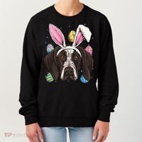Easter Bunny German Shorthaired Pointer GSP Puppy Dog Lover Women's Sweatshirt thumb 0