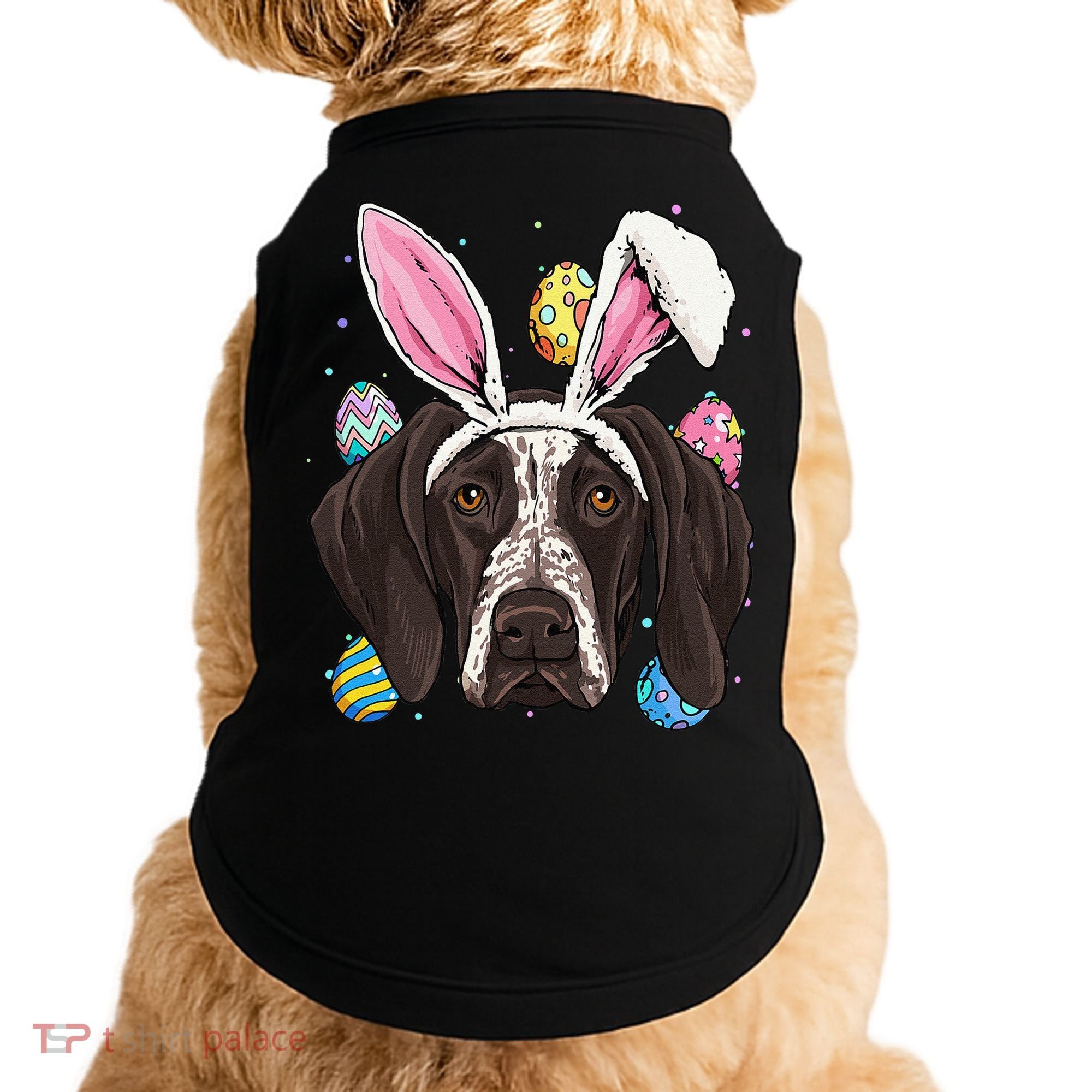 Easter Bunny German Shorthaired Pointer GSP Puppy Dog Lover Doggie Tank