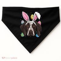Easter Bunny German Shorthaired Pointer GSP Puppy Dog Lover USA-Made Doggie Bandana thumb 0
