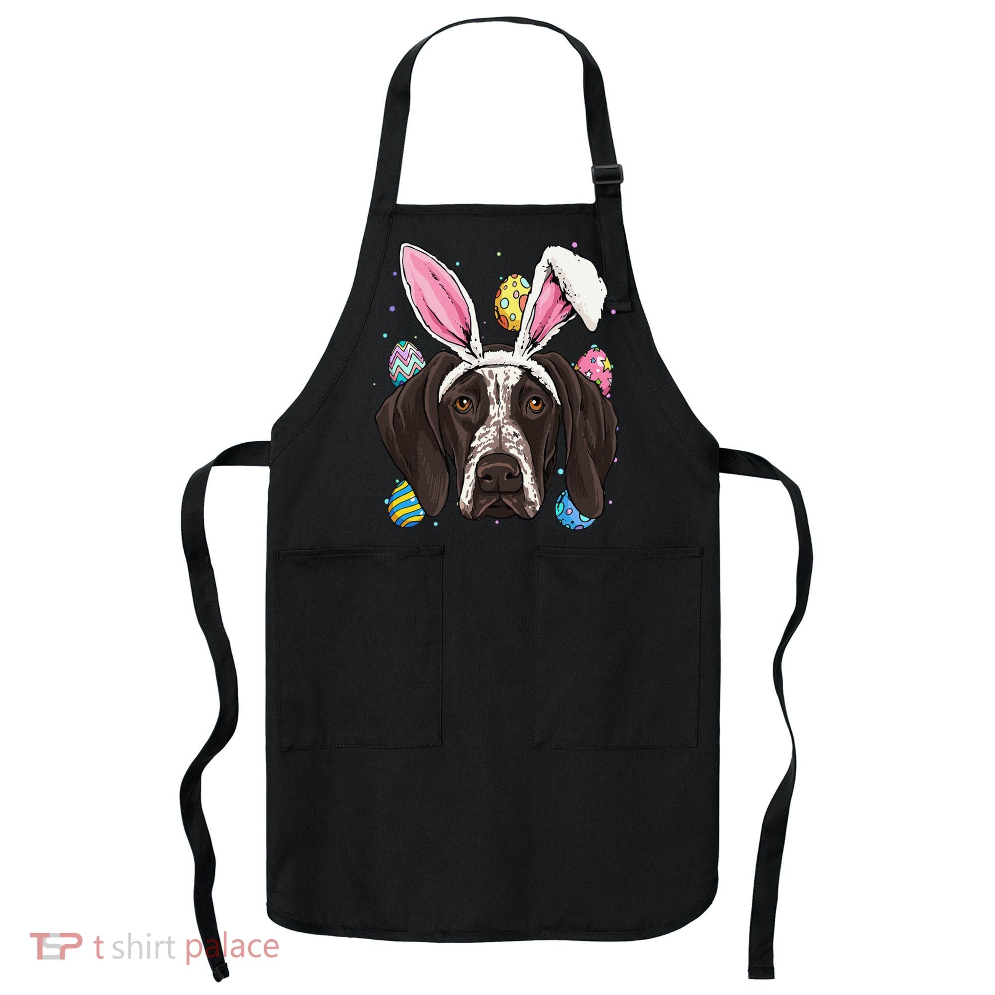Easter Bunny German Shorthaired Pointer GSP Puppy Dog Lover Apron