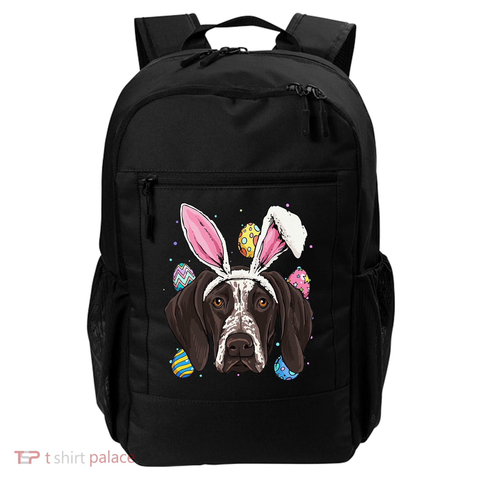 Easter Bunny German Shorthaired Pointer GSP Puppy Dog Lover Backpack