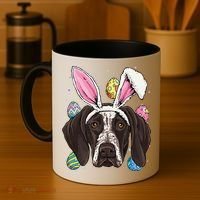 Easter Bunny German Shorthaired Pointer GSP Puppy Dog Lover Coffee Mug thumb 4