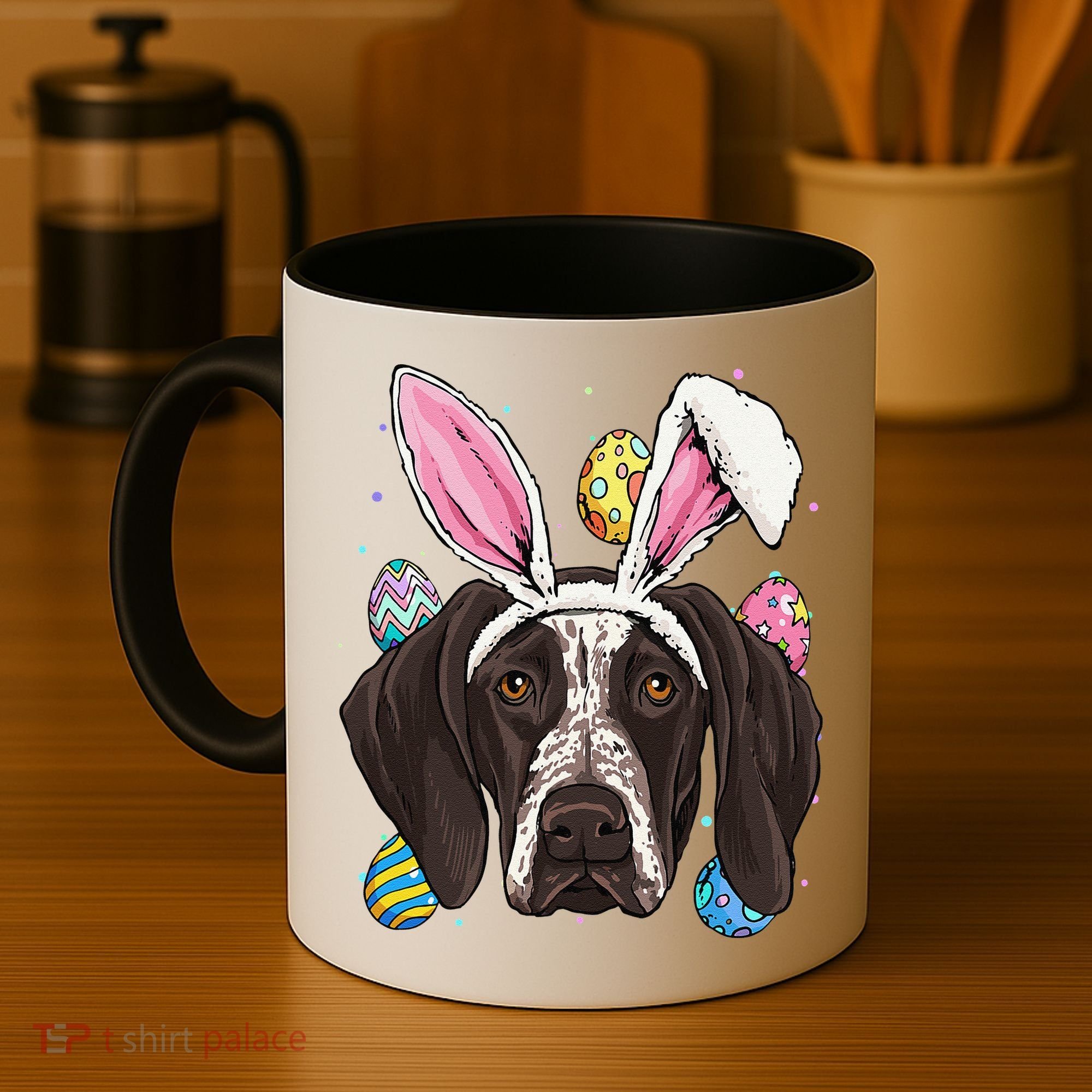 Easter Bunny German Shorthaired Pointer GSP Puppy Dog Lover Coffee Mug