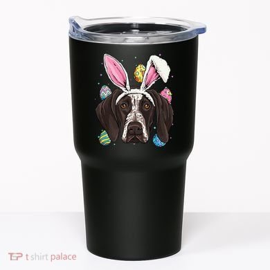 Easter Bunny German Shorthaired Pointer GSP Puppy Dog Lover Tumbler