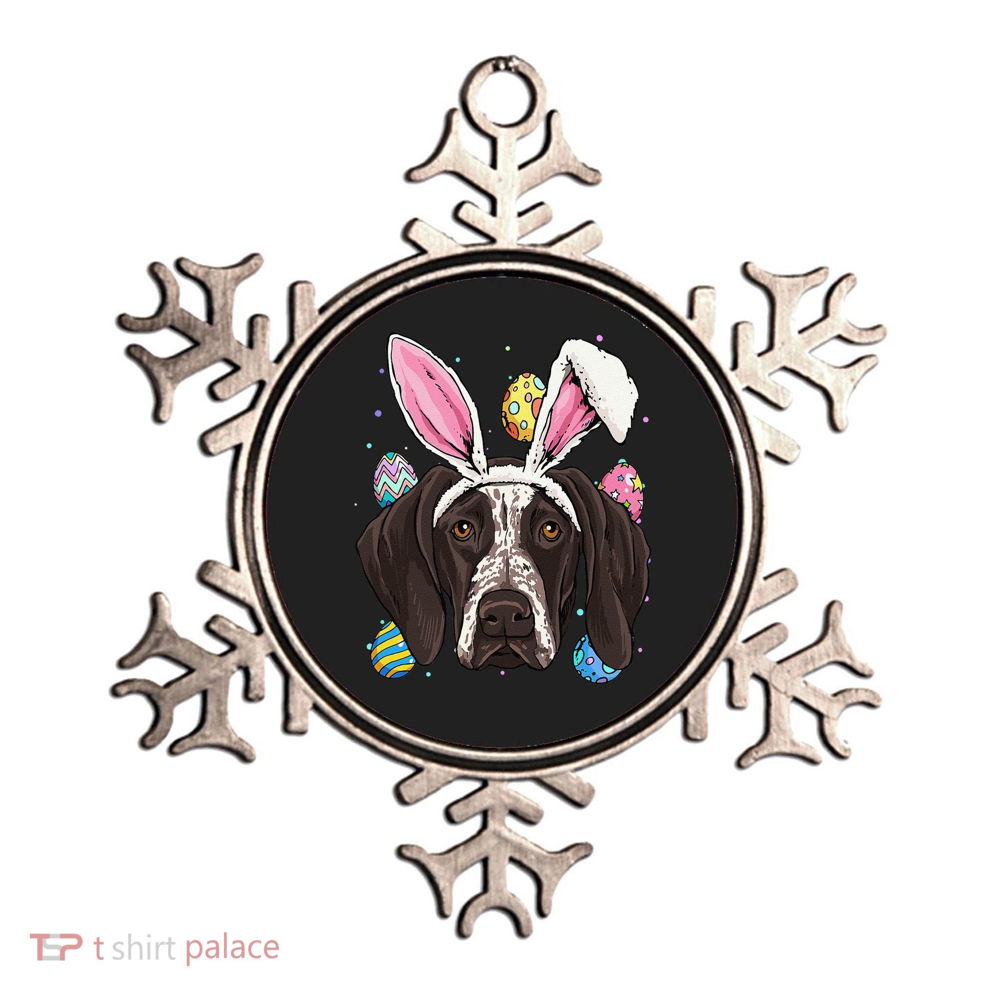 Easter Bunny German Shorthaired Pointer GSP Puppy Dog Lover Ornament