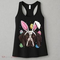 Easter Bunny German Shorthaired Pointer GSP Puppy Dog Lover Women's Tank Top thumb 3