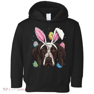 Easter Bunny German Shorthaired Pointer GSP Puppy Dog Lover Toddler Hoodie