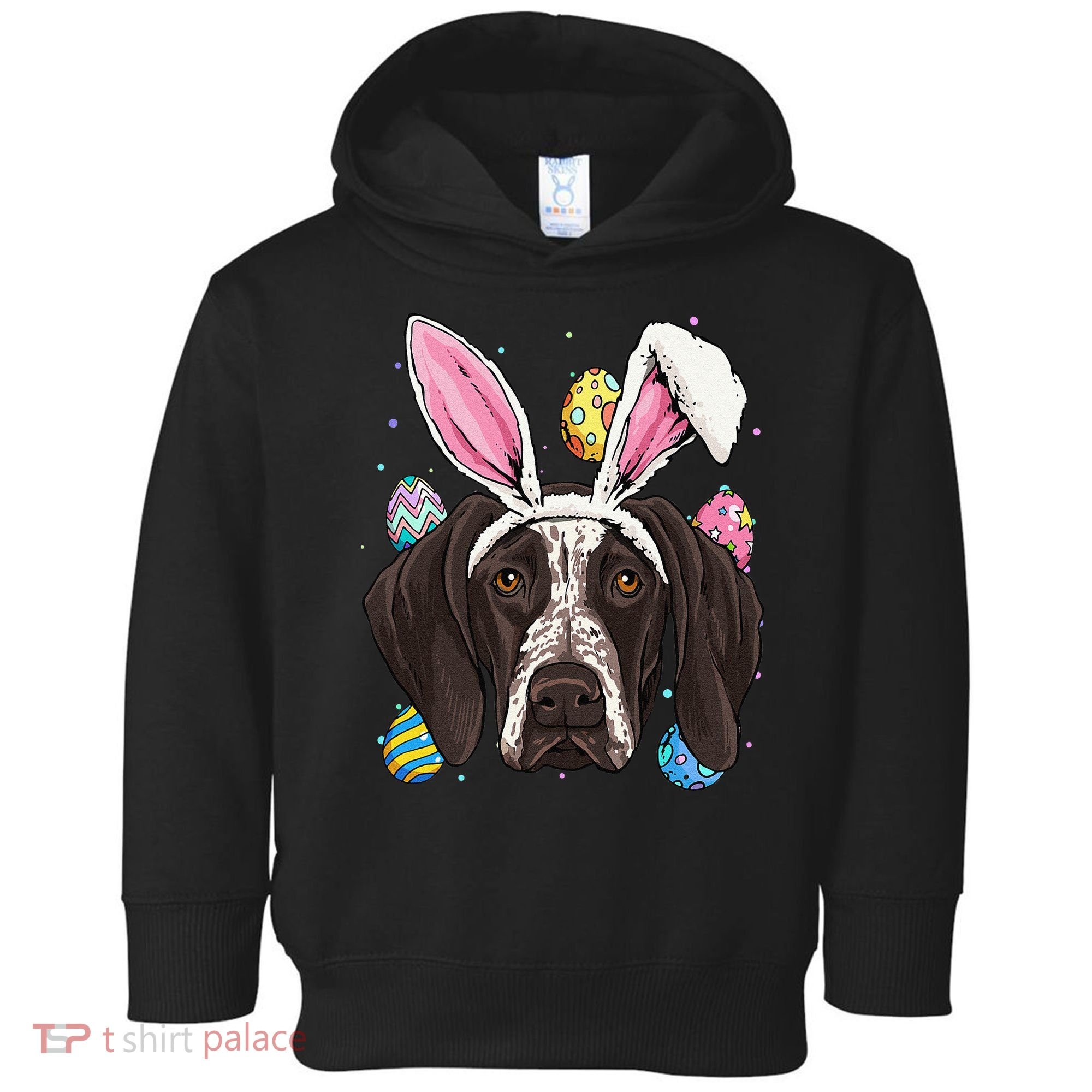 Easter Bunny German Shorthaired Pointer GSP Puppy Dog Lover Toddler Hoodie