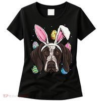Easter Bunny German Shorthaired Pointer GSP Puppy Dog Lover Women's T-Shirt thumb 0