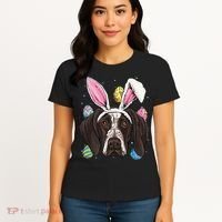 Easter Bunny German Shorthaired Pointer GSP Puppy Dog Lover Women's T-Shirt thumb 4