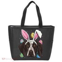 Easter Bunny German Shorthaired Pointer GSP Puppy Dog Lover Tote Bag thumb 0