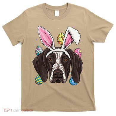 Easter Bunny German Shorthaired Pointer GSP Puppy Dog Lover T-Shirt