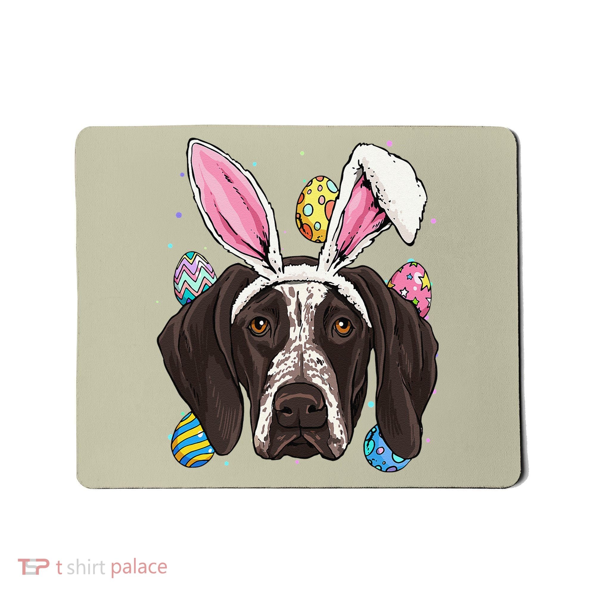 Easter Bunny German Shorthaired Pointer GSP Puppy Dog Lover Mousepad