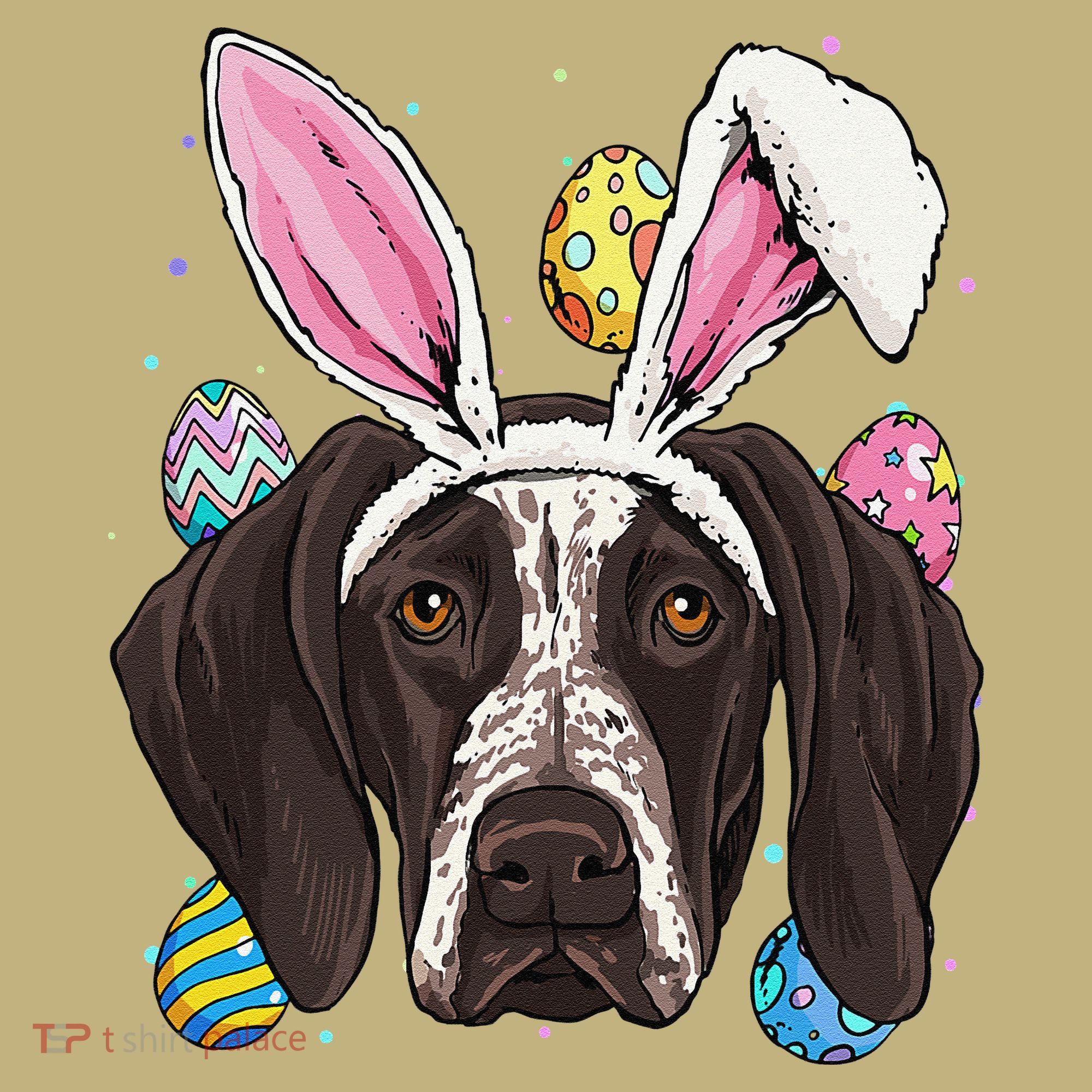 Easter Bunny German Shorthaired Pointer GSP Puppy Dog Lover Mousepad