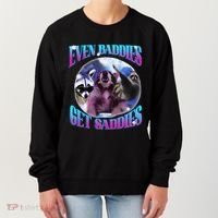Even Baddies Get Saddies Opossum Funny Women's Sweatshirt thumb 0