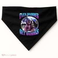 Even Baddies Get Saddies Opossum Funny USA-Made Doggie Bandana thumb 0