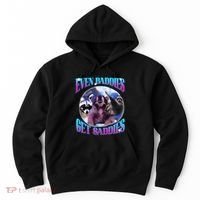 Even Baddies Get Saddies Opossum Funny Hoodie thumb 0