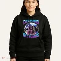 Even Baddies Get Saddies Opossum Funny Hoodie thumb 5
