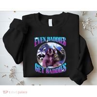 Even Baddies Get Saddies Opossum Funny Sweatshirt thumb 2