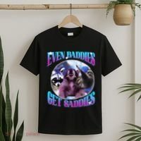 Even Baddies Get Saddies Opossum Funny T-Shirt thumb 2