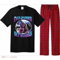 Even Baddies Get Saddies Opossum Funny Pajama Set thumb 0