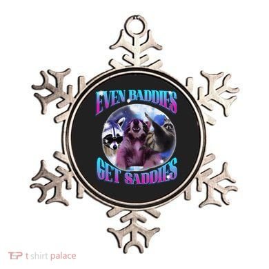 Even Baddies Get Saddies Opossum Funny Ornament