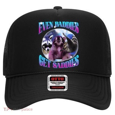Even Baddies Get Saddies Opossum Funny Hat