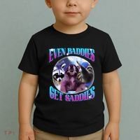 Even Baddies Get Saddies Opossum Funny Toddler T-Shirt thumb 2