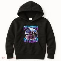 Even Baddies Get Saddies Opossum Funny Kids Hoodie thumb 0