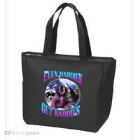 Even Baddies Get Saddies Opossum Funny Tote Bag thumb 3