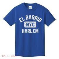 El Barrio Harlem Nyc Gym Style Distressed White Print Gift Kids T-Shirt thumb 0