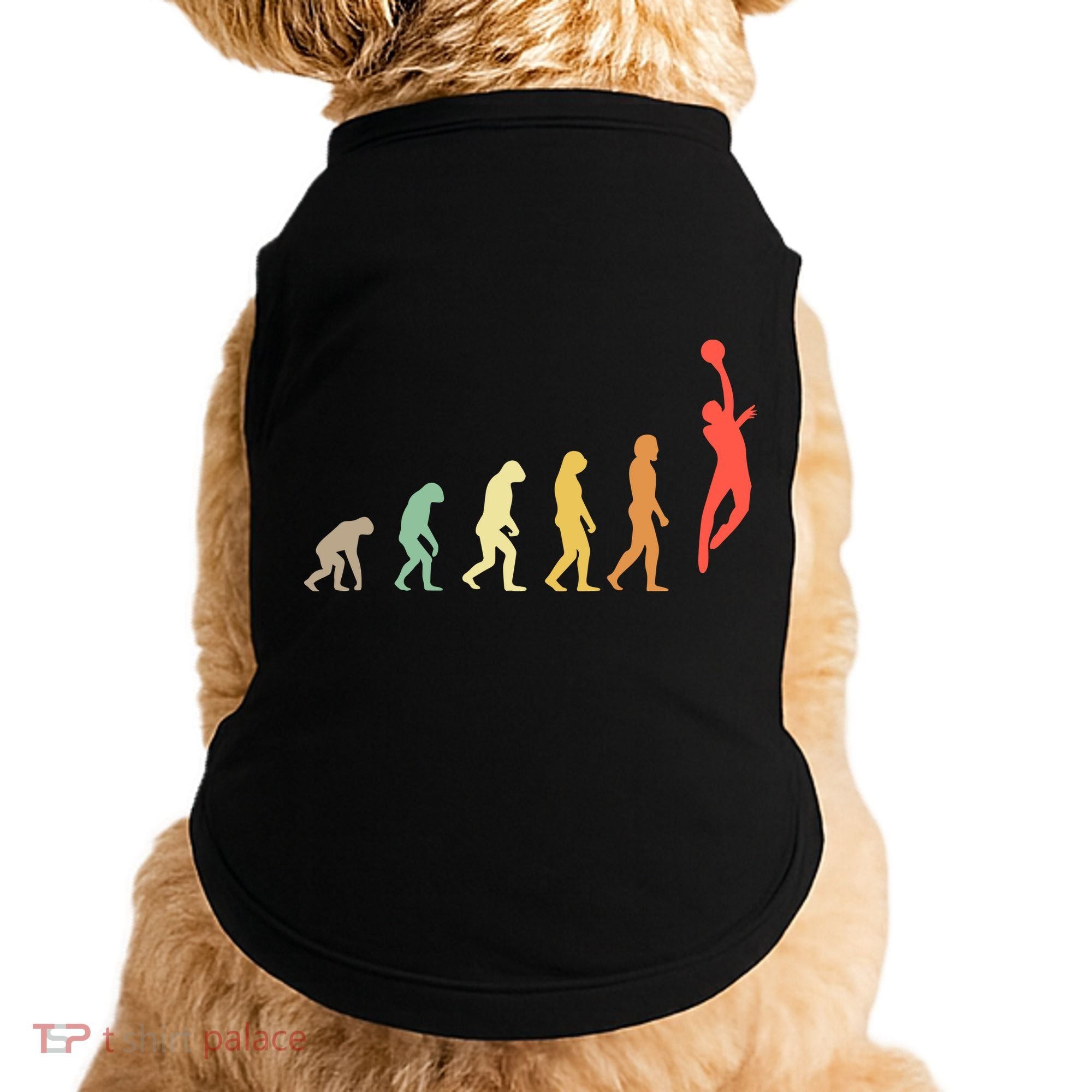 Evolution Basketball Human Evolution Basketball Player Silhouette Basketball Doggie Tank