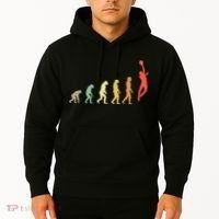 Evolution Basketball Human Evolution Basketball Player Silhouette Basketball Hoodie thumb 2