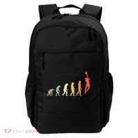 Evolution Basketball Human Evolution Basketball Player Silhouette Basketball Backpack thumb 0
