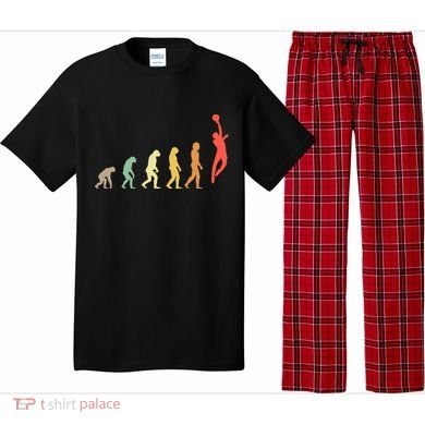Evolution Basketball Human Evolution Basketball Player Silhouette Basketball Pajama Set