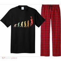 Evolution Basketball Human Evolution Basketball Player Silhouette Basketball Pajama Set thumb 0