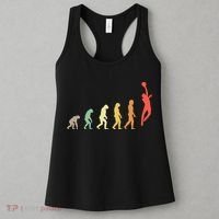 Evolution Basketball Human Evolution Basketball Player Silhouette Basketball Women's Tank Top thumb 3