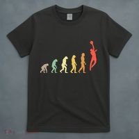 Evolution Basketball Human Evolution Basketball Player Silhouette Basketball T-Shirt thumb 4