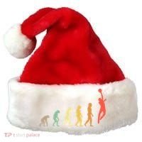 Evolution Basketball Human Evolution Basketball Player Silhouette Basketball Santa Hat thumb 0