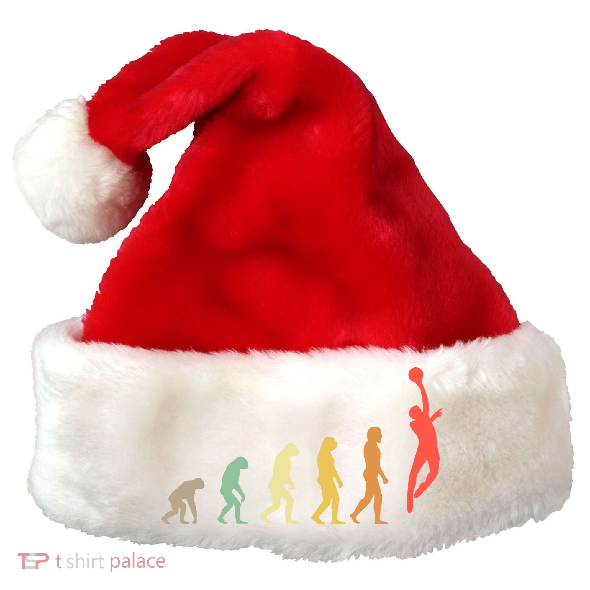 Evolution Basketball Human Evolution Basketball Player Silhouette Basketball Santa Hat