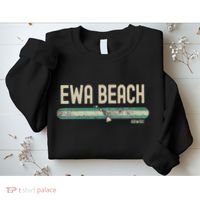 Ewa Beach Hi Hawaii Travel & 80s Style Sweatshirt thumb 2