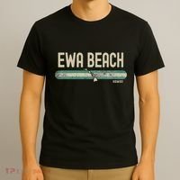 Ewa Beach Hi Hawaii Travel & 80s Style T-Shirt thumb 3