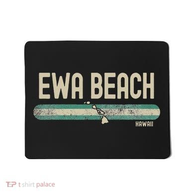Ewa Beach Hi Hawaii Travel & 80s Style Mousepad