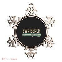 Ewa Beach Hi Hawaii Travel & 80s Style Ornament thumb 0