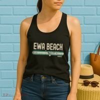 Ewa Beach Hi Hawaii Travel & 80s Style Women's Tank Top thumb 2
