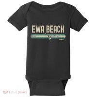 Ewa Beach Hi Hawaii Travel & 80s Style Baby Bodysuit thumb 0