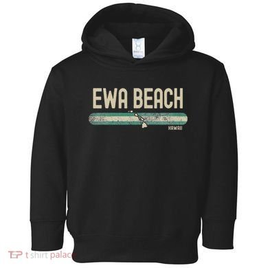 Ewa Beach Hi Hawaii Travel & 80s Style Toddler Hoodie