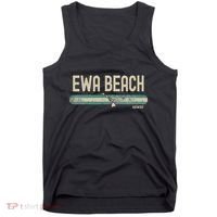 Ewa Beach Hi Hawaii Travel & 80s Style Tank Top thumb 0