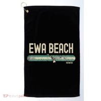Ewa Beach Hi Hawaii Travel & 80s Style Golf Towel thumb 0