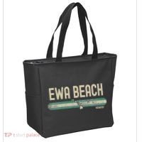 Ewa Beach Hi Hawaii Travel & 80s Style Tote Bag thumb 2